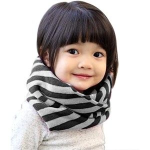 Striped Kids Ring Scarf